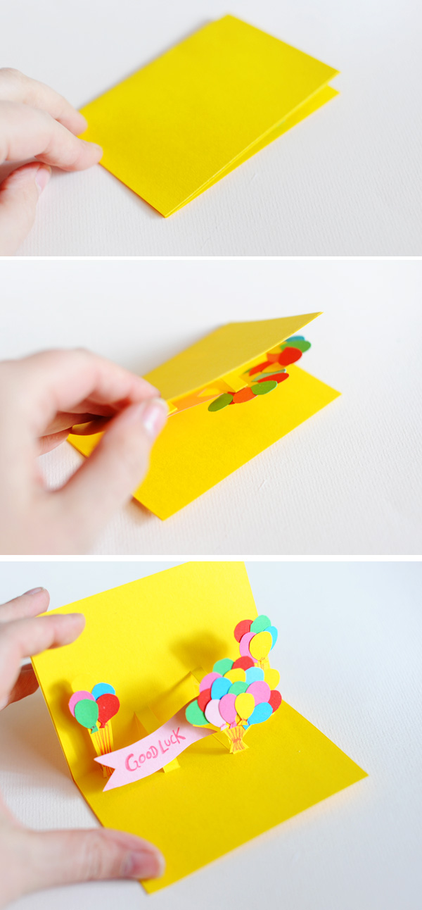 Details about   Origami Pop Cards Golden House Perfect for Housewarming 3D Pop Up Greeting Card 