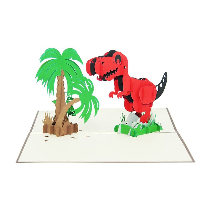 Dinosauri pop-up in 3D. Con gadget