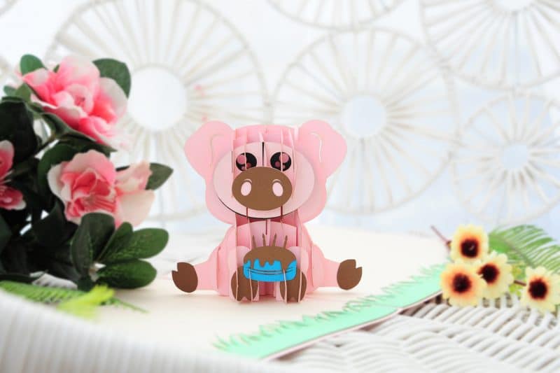 Get Well Bear Pop-Up Card