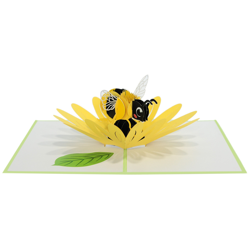 Sunflower and Orchid 3D Flower Pop Up Cards Business Thank you Birthday Cards and Holiday Greeting card 3 Pieces Include Envelopes