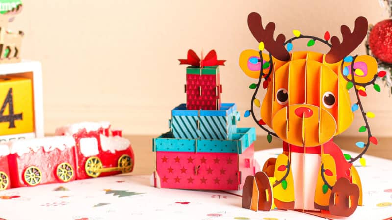 3d pop up christmas cards