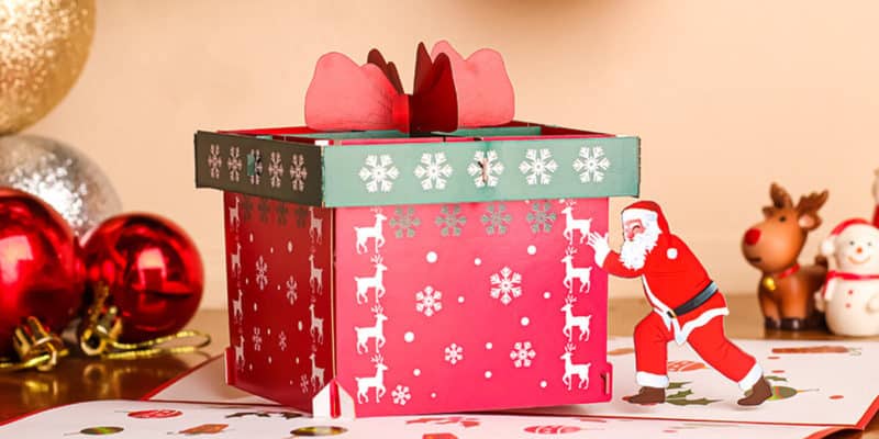 3d pop up christmas cards