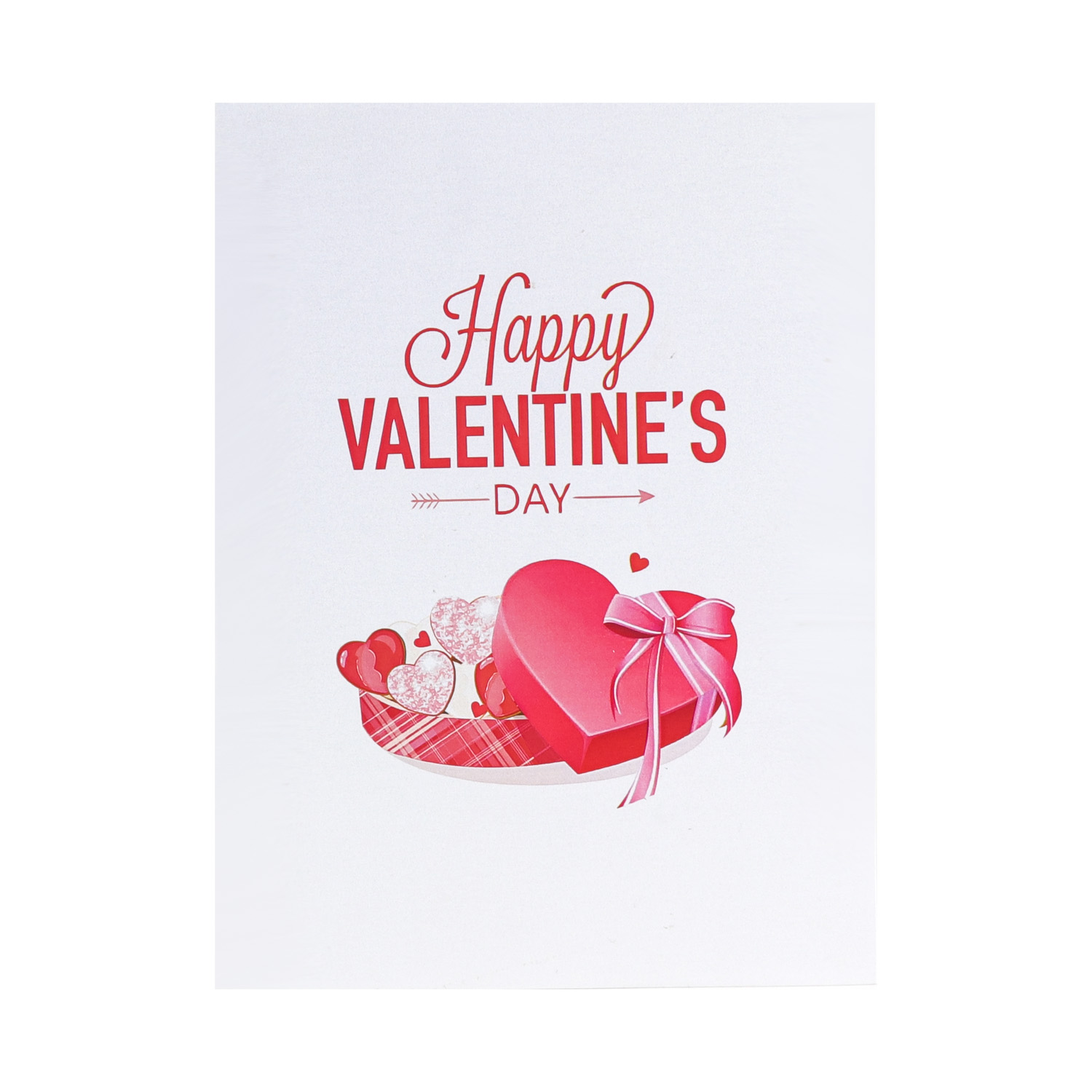 Valentine Heart Chocolate Pop Up Card - LV64-cover-pop up card wholesale manufacturer-valentine's day pop up card-flower pop up card-teddy 3d pop up greeting card