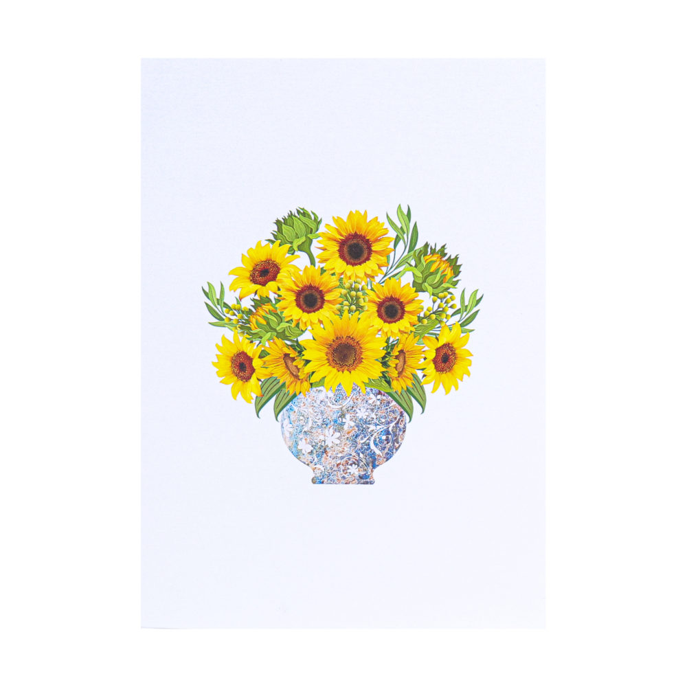 Sunflower-Bouquet-Pop-Up-Card-cover-FL088-mothers-day-flower-pop-up-card-wholesale-manufacturer-vietnam-birthday-3d-greeting-cards-in-bulk