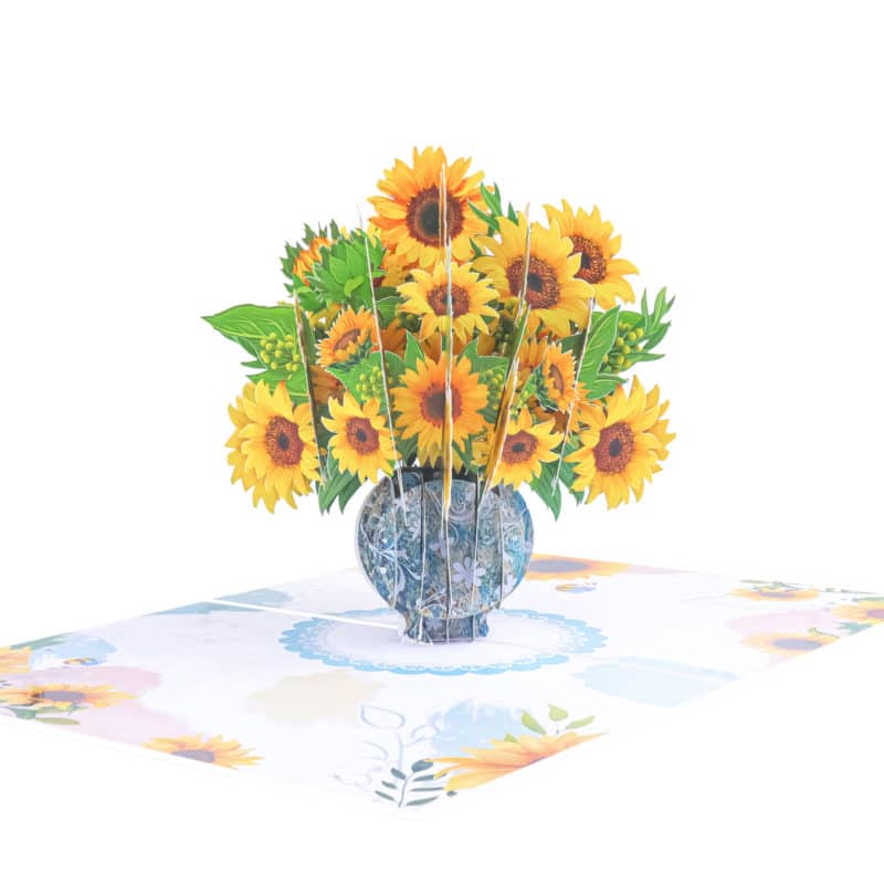 Sunflower-Bouquet-Pop-Up-Card-overview-FL088-mothers-day-flower-pop-up-card-wholesale-manufacturer-vietnam-birthday-3d-greeting-cards-in-bulk