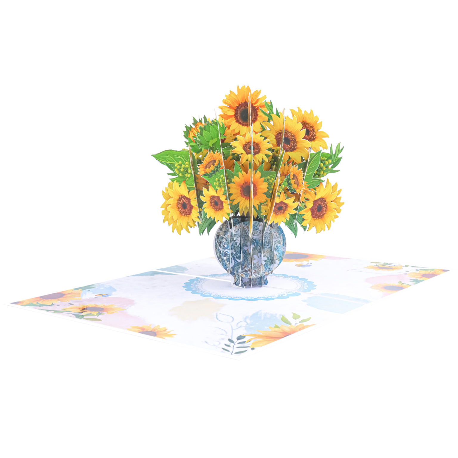 Sunflower-Bouquet-Pop-Up-Card-overview-FL088-mothers-day-flower-pop-up-card-wholesale-manufacturer-vietnam-birthday-3d-greeting-cards-in-bulk