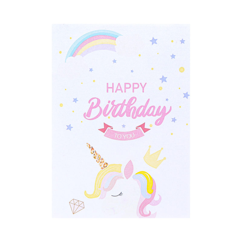 Unicorn-birthday-cake-pop-up-card-cover-BG143-pop-up-card-wholesale-manufacturer-vietnam-3d-greeting-cards-in-bulk-birthday-pop-up-card-kids