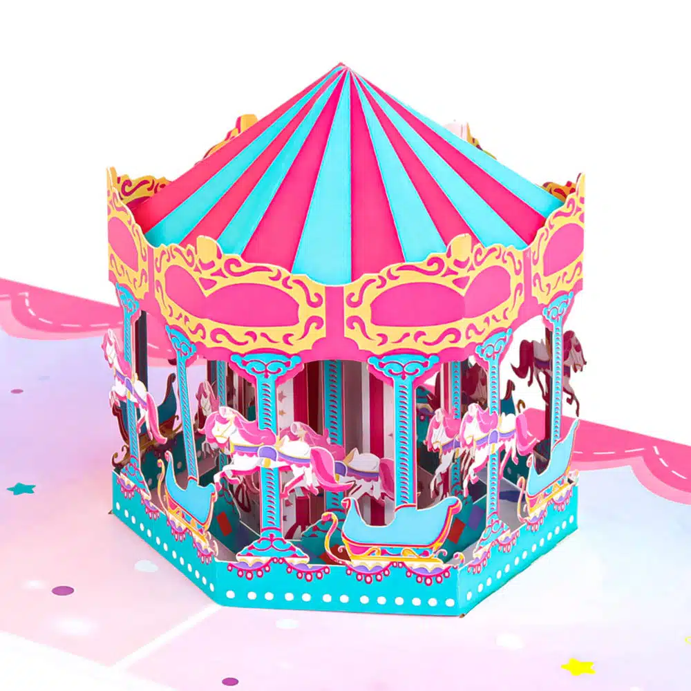 Birthday-Carousel-Pop-Up-Card-detail-wholesale-manufacture-custom-design-custom-custom-pop-up-birthday-card-just-because-pop-up-card-summer-pop-up-card
