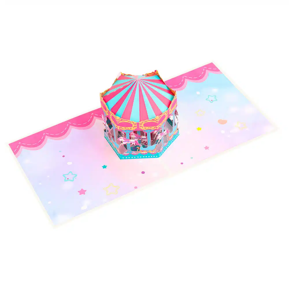 Birthday-Carousel-Pop-Up-Card-overview-wholesale-manufacture-custom-design-custom-custom-pop-up-birthday-card-just-because-pop-up-card-summer-pop-up-card