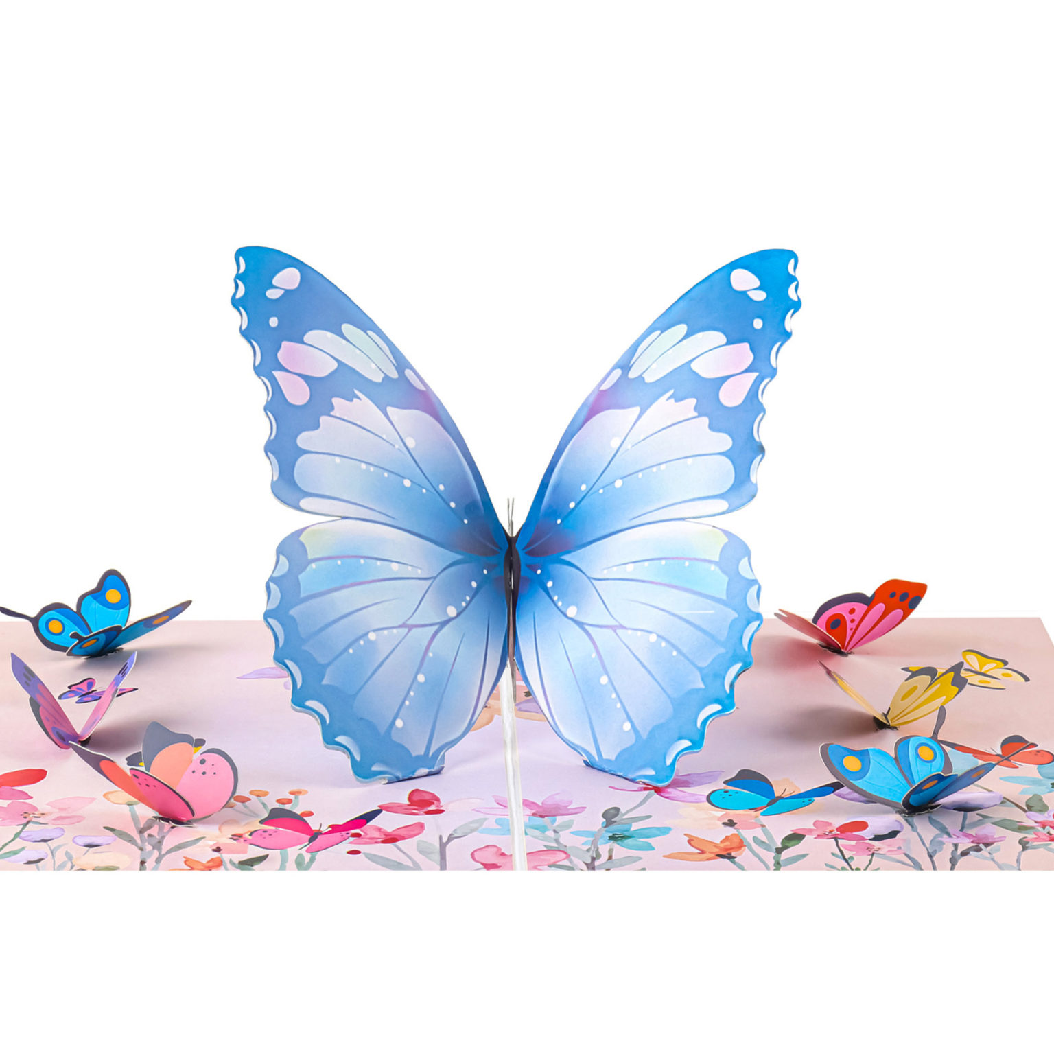 Butterflies-Wild-Flower-Pop-Up-Card-detail-wholesale-manufacture-custom-design-custom-mothers-day-card-pop-up-easter-cards