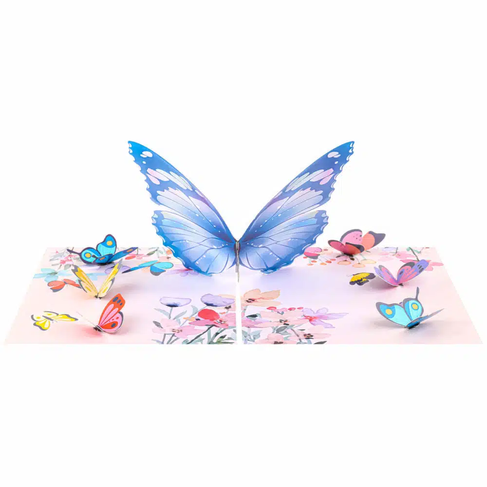 Butterflies-Wild-Flower-Pop-Up-Card-overview-wholesale-manufacture-custom-design-custom-mothers-day-card-pop-up-easter-cards