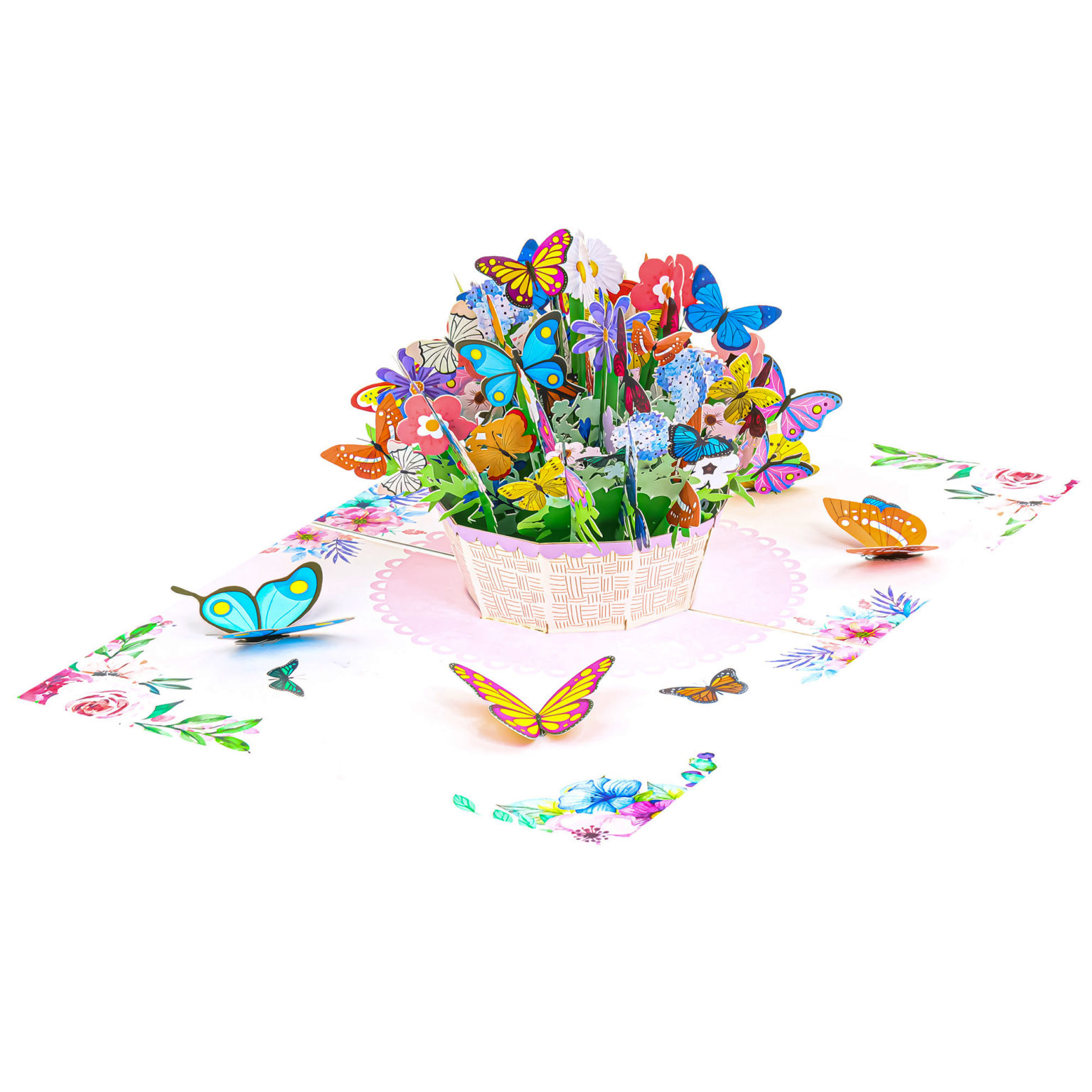 Wildflower-Butterflies-Pop-Up-Card-overview-wholesale-manufacture-custom-design-custom-mothers-day-card-pop-up-easter-cards