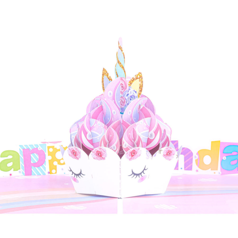 Unicorn-cupcake-pop-up-card-detail-BG144-pop-up-card-wholesale-manufacturer-vietnam-3d-greeting-cards-in-bulk-birthday-pop-up-card-kids-gift-custom-design