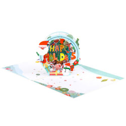 Happy-Holidays-Globe-Pop-Up-Cards-overview-MC130-wholesale-manufacture-custom-design-custom-christmas-cards-custom-printed-christmas-cards-2