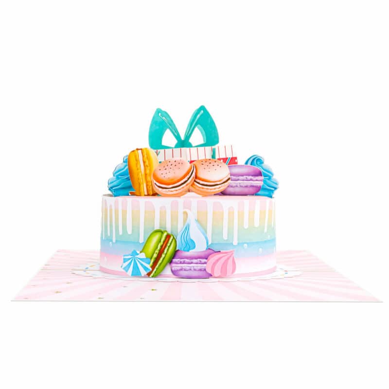 Happy Birthday Gift Cake Pop Up Card BG147 overview custom birthday cards personalised wedding cards custom card pop up card suppliers pop up card manufacturer pop up card suppliers pop up card supplies 3d greeting card wholesale 3d greeting cards wholesale custom greeting cards