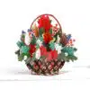 Christmas-Flower-Basket-Pop-Up-Card-MC135-details-wholesale-manufacturer-in-Vietnam