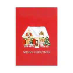 Christmas House Pop Up Card MC139 pop up christmas cards christmas pop up cards 3d pop up christmas cards wholesale christmas cards 3d pop up cards wholesale 3d greeting cards wholesale pop up cards wholesale new house christmas cards house christmas cards christmas house pop up card