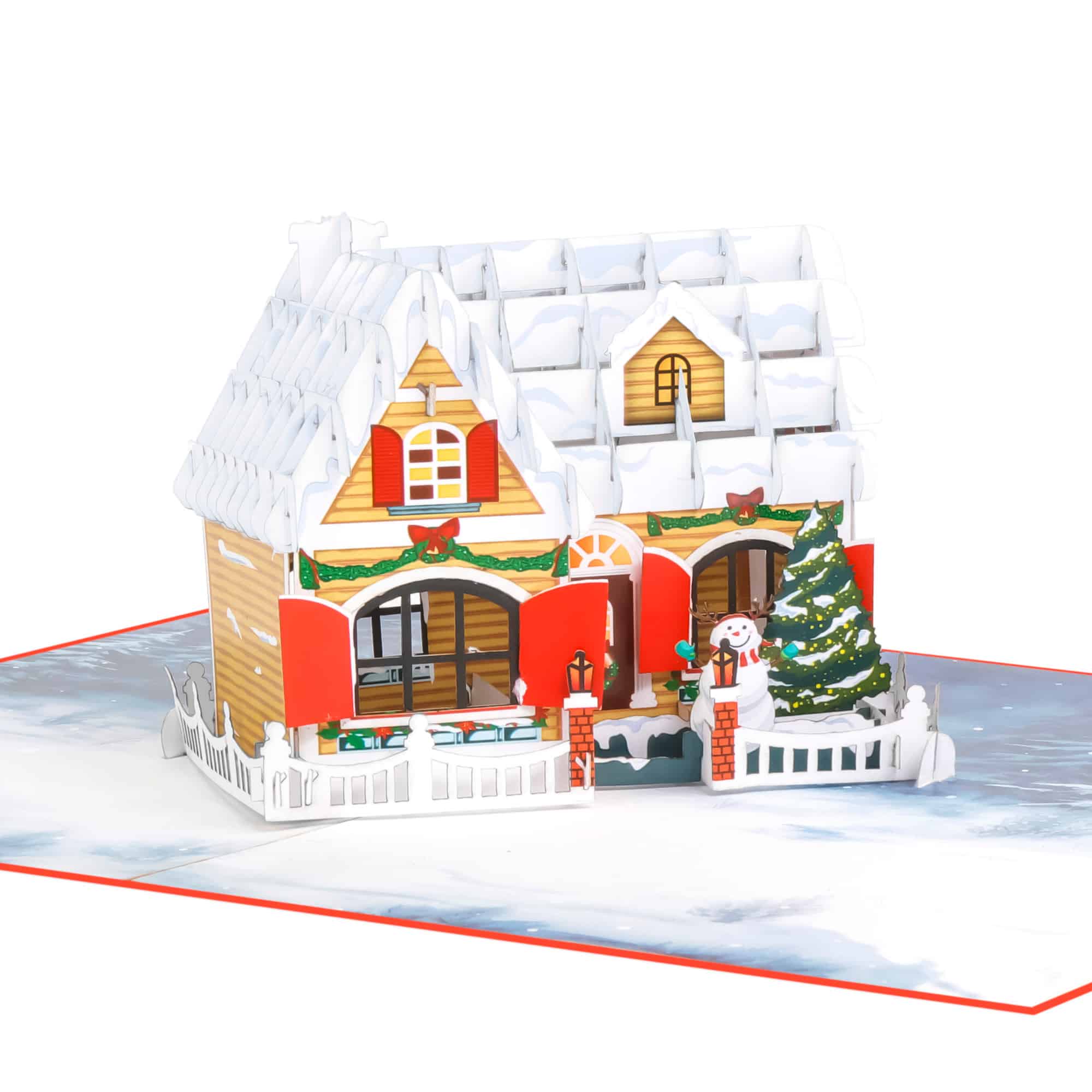 FaCraft Musical Christmas Cards, With Lights And Music, 10