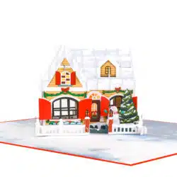 Christmas House Pop Up Card MC139 pop up christmas cards christmas pop up cards 3d pop up christmas cards wholesale christmas cards 3d pop up cards wholesale 3d greeting cards wholesale pop up cards wholesale new house christmas cards house christmas cards christmas house pop up card