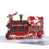 Santa Express Pop Up Card MC137 pop up christmas cards christmas pop up cards 3d pop up christmas cards wholesale christmas cards 3d pop up cards wholesale 3d greeting cards wholesale pop up cards wholesale santa express train polar express santa