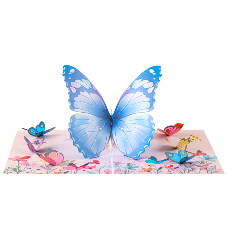 butterfly pop up card