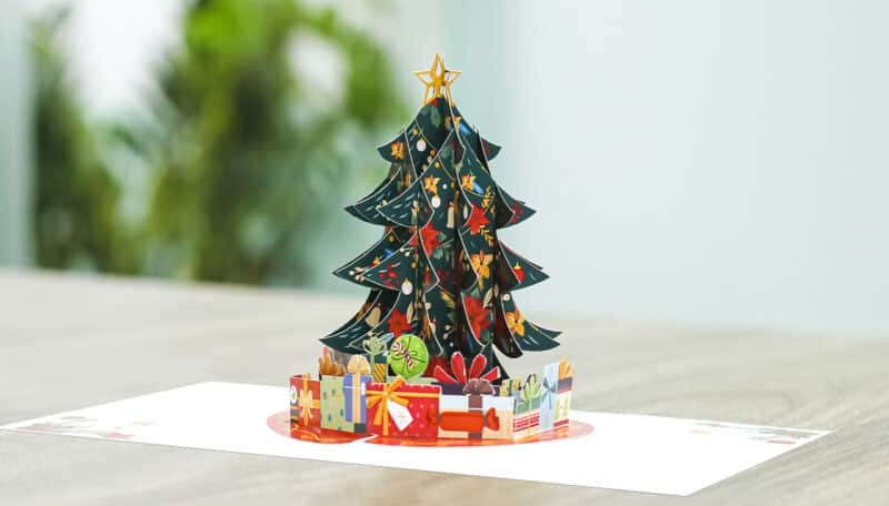 Christmas Tree Pop Up Card