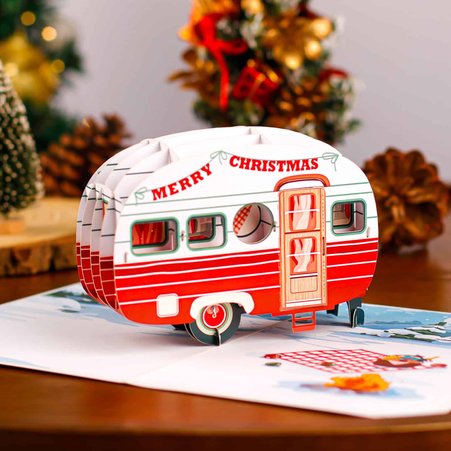 hristmas-Vintage-Trailer-Pop-Up-Card-best-selling christmas pop-up cards