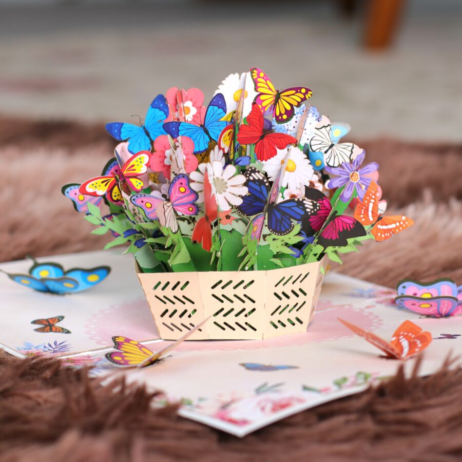 Wildflower-butterflies-pop-up-card-best-selling-pop-up-flower-cards-wholesale-manufacturer-in-Vietnam